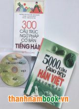 Sách ngữ pháp cơ bản + 5000 câu giao tiếp Tiếng Hàn