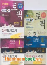 Combo Sách Luyện Thi TOPIK Level 1-6 (bản mới)