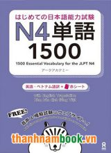 Hajimete no nihongo Tango N4 1500 – Bản Nhật Việt