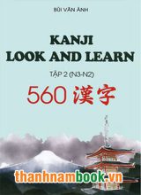 Kanji Look and Learn N3 và N2 sách học tập 2 – Nhật Việt