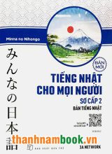 Minnano Nihongo Sơ Cấp 2 Bản Tiếng Nhật – NXB Trẻ